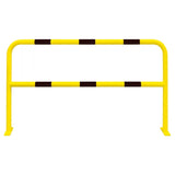 XL-heavy-duty-hoop-guard-black-yellow-indoor-outdoor-use-industrial-warehouses-depots-factories-safety-commercial-steel-powder-coated-distribution-forklift-damage-pallet-racking-impact-protection-galvanised-danger-zones-knee-bar-rigid