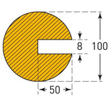 XL-edge-semi-circular-push-fit-self-adhesive-column-protection-foam-parking-lots-underground-manufacturing-plants-surface-bolt-mounted-fixing-indoor-outdoor-warehouses-manufacturing-plants-passages-beams-uv-fire-resistant-carparks-garages-loading-areas-padding-industrial-pillar-impact-prevention-high-visibility-vehicles-forklift-trolleys