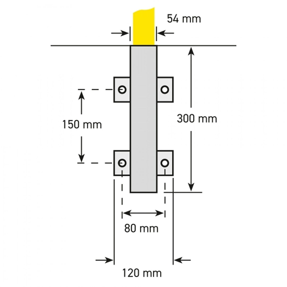 Wall Mounted Steel Hoop Guards