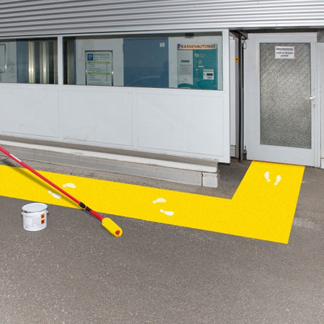 proline-outdoor-industrial-floor-paint-coating-tough-durable-heavy-duty-weather-resistant-slip-resistant-concrete-UV-resistant-high-traffic-waterproof-epoxy-flooring-road-marking-carpark-fork-lift-concrete-screed-asphalt-composite-surface-adhesion-fast-drying