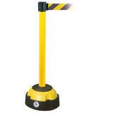 belt-barrier-HIGH-VIS-VISBILITY-industrial-sites-warehouses-events-parking-facilities-crowd-queue-control-management-line-dividers-airports-retractable-safety-indoor-outdoor-pedestrian-yellow-black-red-white-self-tensioning-self-weighted