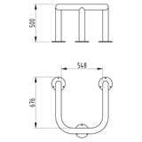 Galvanised Steel Column Protector