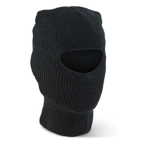 Black Balaclava made from Acrylic with Excellent Winter Insulation