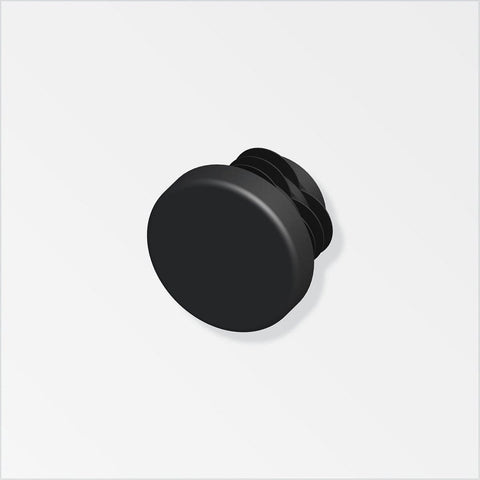 PVC round plug for round tubing, ensuring neat finish. Crafted from durable PVC for superior results. Ideal for various projects, providing professional touch.