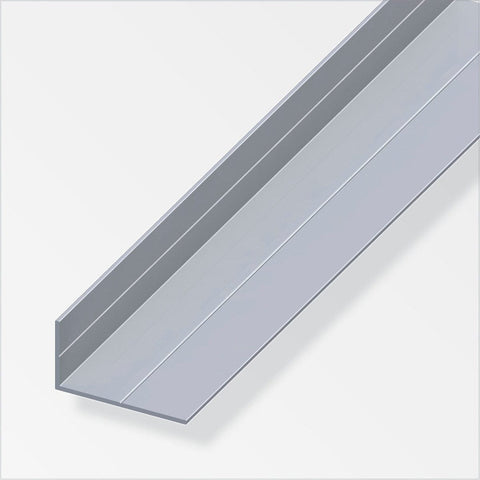 Aluminium angle profile for clean corner finish. Lightweight, multi-purpose angle for construction. 1.5mm thick, strong, corrosion resistant.  Ideal for various applications.