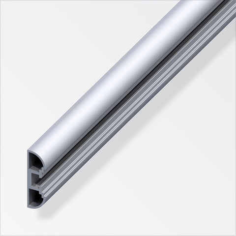 Versatile Coaxis rail, easily mounted horizontally or vertically with pre-drilled holes. Crafted from durable uncoated aluminium for simple installation. Supports up to 90kg, ideal for various uses.