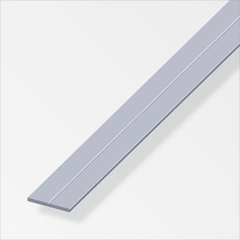 Aluminium flat bar profile for clean corner finishes. Lightweight, rigid, and customizable. Ideal for construction, decoration, and edge finishing. Features excellent corrosion resistance. 2mm thick and easy to cut.