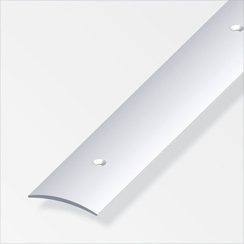 Enhance your flooring transition with this sleek aluminium strip, perfect for carpets, vinyl, tiles, and wood. Pre-drilled and easy to cut, this 1m aluminium edge offers seamless integration between floor surfaces.