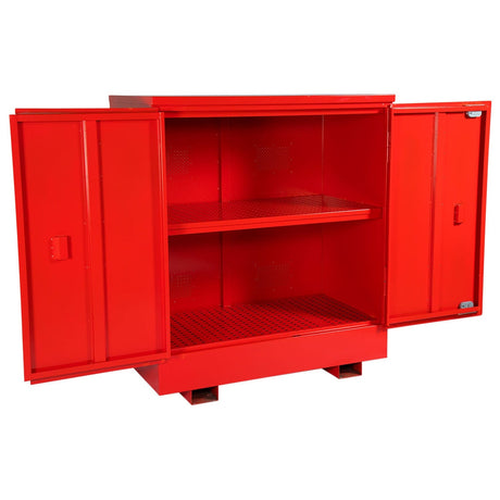 armorgard-flamstor-hazardous-materials-storage-cabinet-chemical-unit-flammable-safety-locker-fireproof-corrosive-industrial-hazmat-liquid-container-secure-waterproof-site-box-fire-resistant-lockable