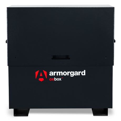 armorgard-oxbox-ox4-site-VAN-truck-chest-box-vault-box-secure-safe-security-lockable-weatherproof-tools-industrial-heavy-duty-gas-strut-robust-tough-steel-bolt-down-5-lever-deadlocks-steel-powder-coated-shelf