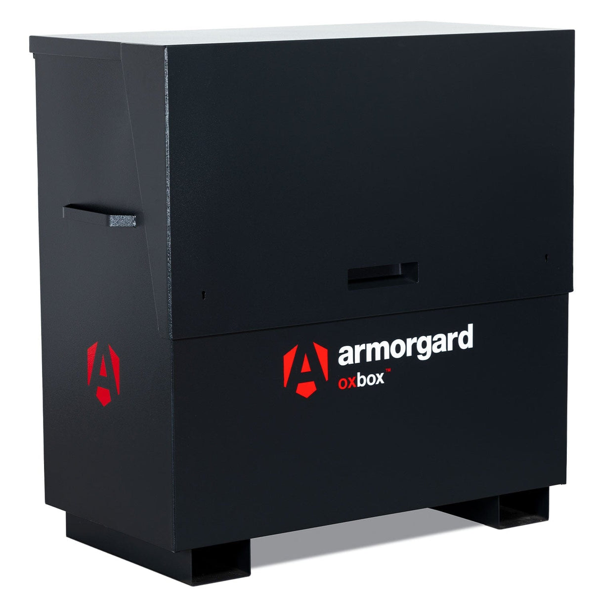 armorgard-oxbox-ox4-site-VAN-truck-chest-box-vault-box-secure-safe-security-lockable-weatherproof-tools-industrial-heavy-duty-gas-strut-robust-tough-steel-bolt-down-5-lever-deadlocks-steel-powder-coated-shelf