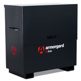 armorgard-oxbox-ox4-site-VAN-truck-chest-box-vault-box-secure-safe-security-lockable-weatherproof-tools-industrial-heavy-duty-gas-strut-robust-tough-steel-bolt-down-5-lever-deadlocks-steel-powder-coated-shelf