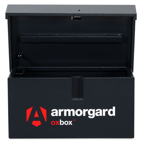 armorgard-oxbox-ox5-site-VAN-truck-chest-box-vault-box-secure-safe-security-lockable-weatherproof-tools-industrial-heavy-duty-gas-strut-robust-tough-steel-bolt-down-5-lever-deadlocks-steel-powder-coated