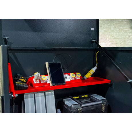 armorgard-tuffbank-tbc4-Deep-SHELF-site-VAN-truck-chest-box-vault-box-secure-safe-security-lockable-weatherproof-tools-industrial-heavy-duty-gas-strut-robust-tough-steel-bolt-down-5-lever-deadlocks-steel-powder-coated