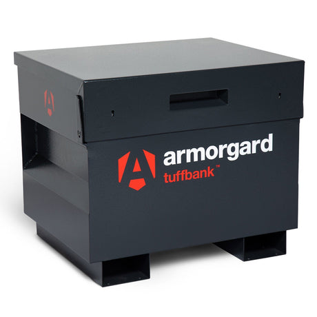 armorgard-tuffbank-tb21-site-VAN-truck-chest-box-vault-box-secure-safe-security-lockable-weatherproof-tools-industrial-heavy-duty-gas-strut-robust-tough-steel-bolt-down-5-lever-deadlocks-steel-powder-coated-shelf