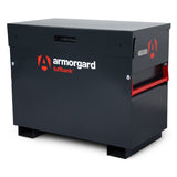 armorgard-tuffbank-tb3-site-VAN-truck-chest-box-vault-box-secure-safe-security-lockable-weatherproof-tools-industrial-heavy-duty-gas-strut-robust-tough-steel-bolt-down-5-lever-deadlocks-steel-powder-coated-shelf