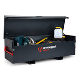 armorgard-tuffbank-tb6-site-VAN-truck-chest-box-vault-box-secure-safe-security-lockable-weatherproof-tools-industrial-heavy-duty-gas-strut-robust-tough-steel-bolt-down-5-lever-deadlocks-steel-powder-coated-shelf