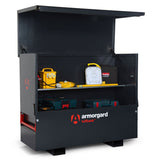 armorgard-tuffbank-tbc5-site-VAN-truck-chest-box-vault-box-secure-safe-security-lockable-weatherproof-tools-industrial-heavy-duty-gas-strut-robust-tough-steel-bolt-down-5-lever-deadlocks-steel-powder-coated-shelf