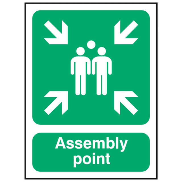 assembly-point-fire-extinguisher-signage-evacuation-escape-hazard-identify-locate-instruct-alarm-prevention-assembly-regulations-compliance-gear-self-adhesive-rigid-PVC-foam-high-impact-polystyrene-photoluminescent-polycarbonate