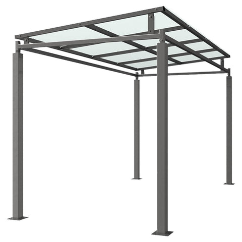 bedford-bike-shelter-clear-roof-outdoor-bicycle-cycle-secure-storage-metal-steel-commercial-weatherproof-durable-enclosure-schools-university-college-canopy-flanged-ragged-base-plates-bolt-down