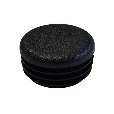 Black Plastic Round End Cap 32mm