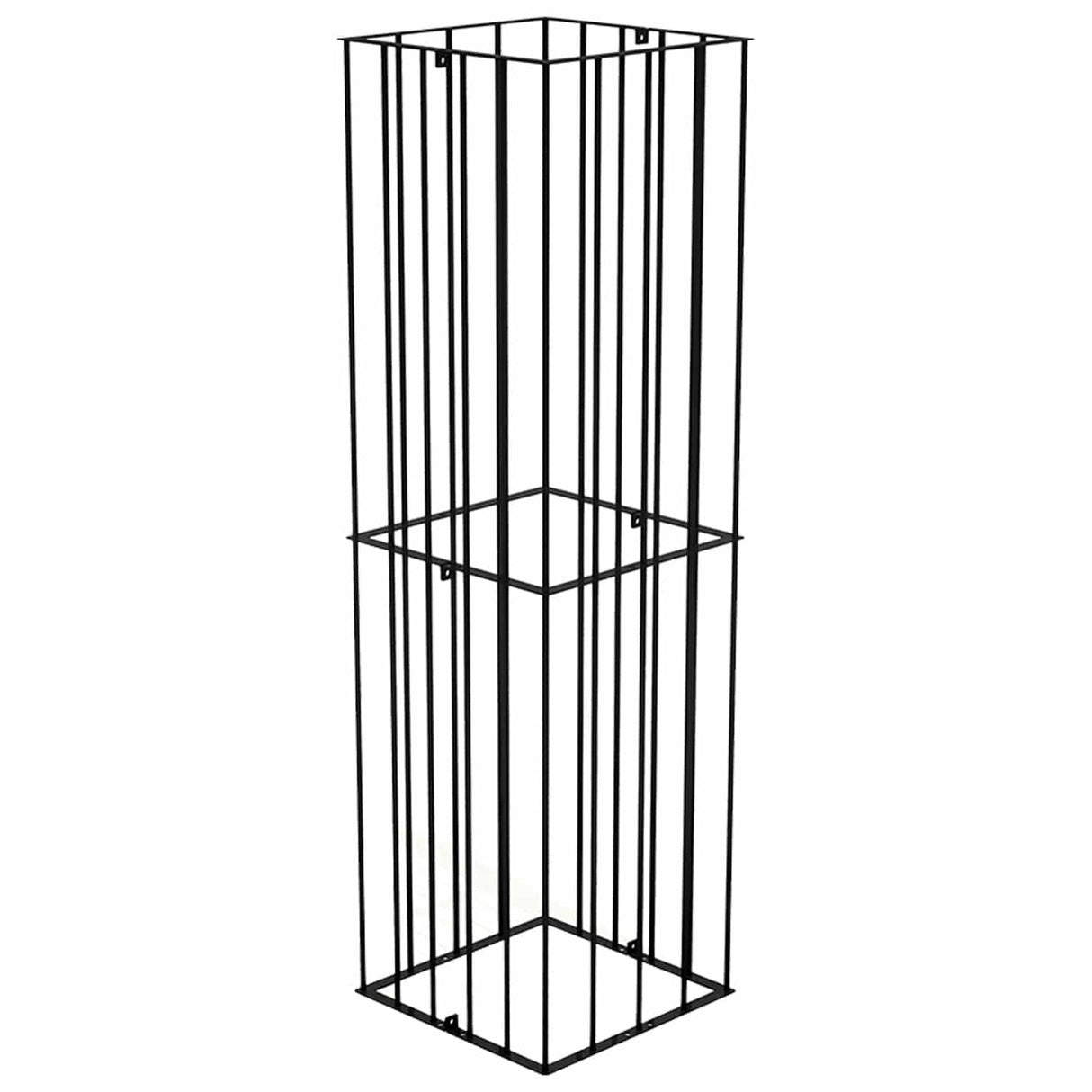 Square galvanised steel tree guard