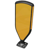 3sixty-foundation-cage-self-righting-reboundable-retroreflective-traffic-bollard-2sixty-mallatite-durable-flexible-high-visibility-impact-resistant-road-safety-weatherproof-plastic-yellow-BS8442-compliant-parking-roundabouts