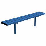 triton-perch-backless-bench-seat-picnic-table-autopa-steel-metal-garden-outdoor-seating-commercial-industrial-park-schools-powder-coated-heavy-duty-weather-resistant-bolt-down-fixed-shopping-centres-flanged

