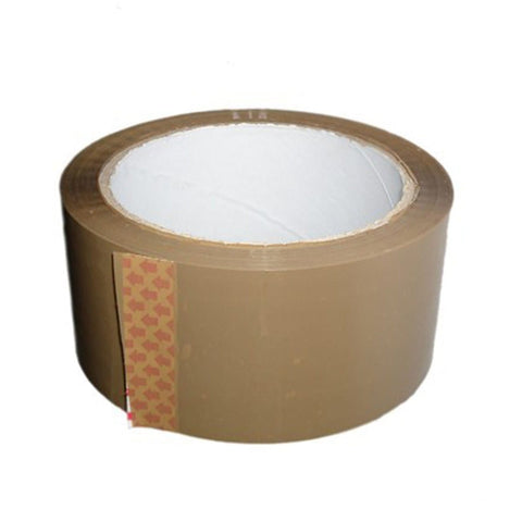 Discover Buff Parcel Tape, a durable pressure-sensitive adhesive for sealing boxes and packages. This strong brown parcel tape offers long-lasting adhesion, instantly sticking to paper and board surfaces. Perfect for sealing light-to-medium weight packages, it comes in a size of 48mm x 66m, ideal for secure transportation.