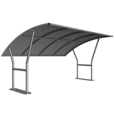 Cambridge Cycle Shelter 2m - 5m with Galvanised Curved Roof