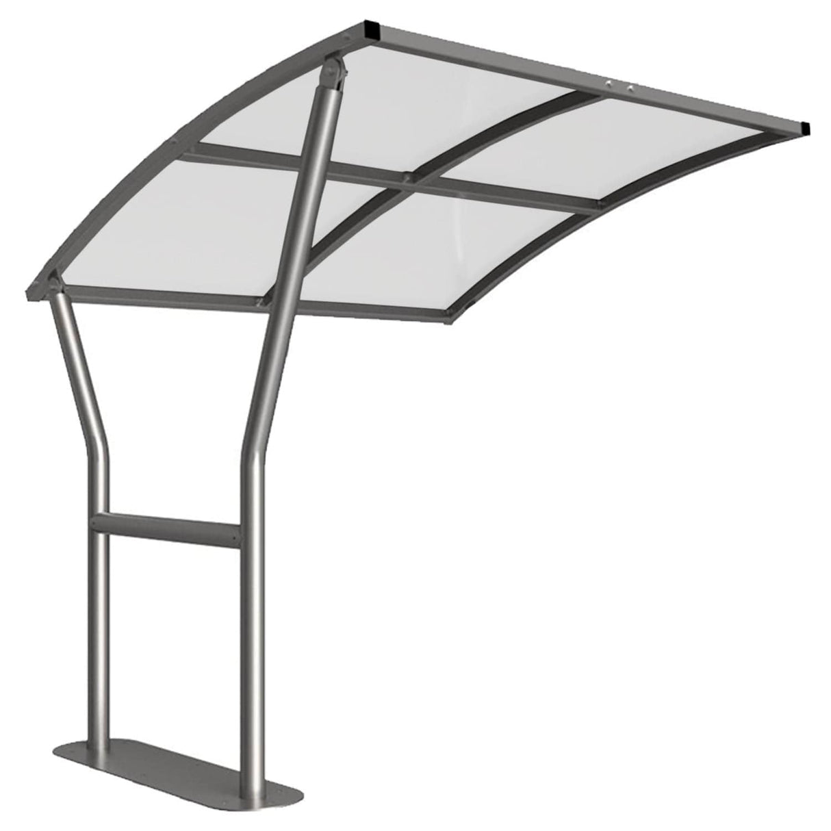 caxton-bike-shelter-clear-roof-outdoor-bicycle-cycle-secure-storage-metal-steel-commercial-weatherproof-durable-enclosure-schools-university-college-canopy-flanged-ragged-base-plates-bolt-down-extension-senction