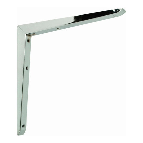 Chrome Heavy-Duty Shelf Bracket with Mitred Joint | Strong Support, Load Capacity 45kg to 100kg | Ideal for Heavy-Duty Applications