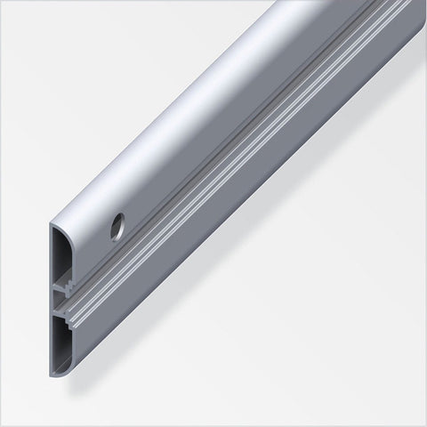 Upgrade your workspace with our versatile aluminium Coaxis rail, providing a simple solution for adding hooks to your wall. Crafted from anodised aluminium, this rail offers flexibility for hanging hand tools, forming a stable base for all of our Coaxis hooks. With pre-drilled holes for easy installation, this rail is incredibly tough and versatile, capable of bearing a maximum load of 90kg. Length: 1000mm.