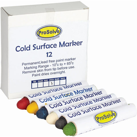 Cold Surface Markers: Weather-Resistant Paint Sticks for Easy Application on Various Surfaces. Size: 115 x 15mm. Versatile Marking Tool for Rough, Smooth, Wet, Dry, Icy, Rusty, and Oily Surfaces.