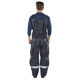 Heavy Duty Zip Front Coldstar Bib Trousers with Reflective Leg Bands