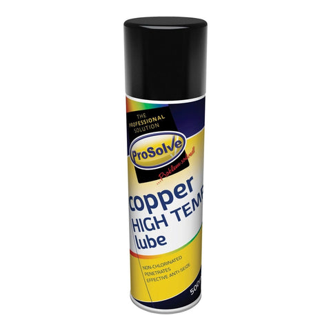 Copper-based spray-on lubricant offers superior protection against seizing, corrosion, and fretting. Effective in high temperatures up to 300°C, ideal for areas avoiding petroleum products. Forms dirt-repelling barrier, reducing friction and wear. Instantly bonds to various substrates.