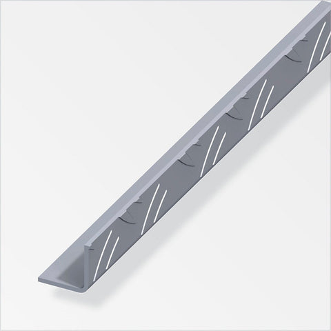 Versatile aluminium angle with checkerplate design for enhanced grip. Ideal for edge protection, framing, and general construction. Suitable for stair edging and corner protection. Easy to cut for custom applications.