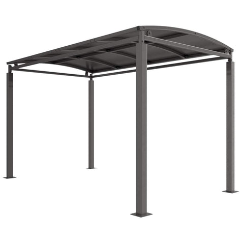 Denham Cycle Shelter with galvanised steel roof, robust outdoor protection.