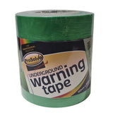 Enhance safety with Detectable Underground Warning Tape, a traceable marker tape for marking underground pipes and cables. Made from durable 130 micron Polypropylene, it features high visibility colored plastic mesh and two stainless silver wires for easy detection from the surface. Ideal for marking buried services during excavations.