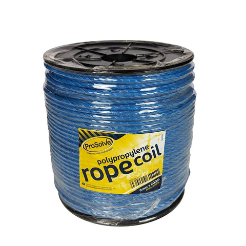 Durable 200-Meter Draw Cord Rope - Blue Polypropylene - Suitable for Industrial Use - Plastic Reels for Easy Handling - Rot-Proof & All-Weather Performance - Versatile & Lightweight - Heavy-Duty Construction - Easy to Use