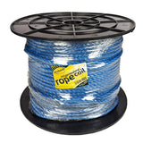 200-Meter Draw Cord Rope - Durable Blue Rope for Industrial Use - Plastic Reels for Easy Handling - High-Quality Polypropylene - Rot-Proof & All-Weather Performance - Versatile & Lightweight - Heavy-Duty Construction - Easy to Use"