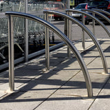 Duston Cycle Stand, ragged version for casting into new concrete.