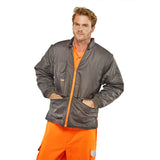 Elsener Hi-vis 7-in-1 Jacket And Bodywarmer Waterproof Orange - Versatile All Seasons, Breathable Shell, Removable Hood