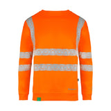 Flexible Retro-Reflective Tape Hi-vis Sweatshirt - Ideal for Railway Use