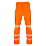 Durable Envirowear Hi-Vis Recyclable Trousers - Orange conforming to EN ISO 20471 Class 2