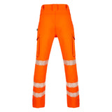 EN ISO 20471 Class 2 certified Envirowear Hi-Vis Recyclable Trousers - Orange