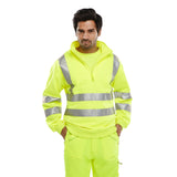 Durable Polyester Hi-vis Jumper in Saturn Yellow