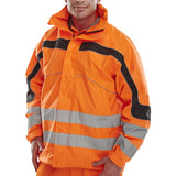 Breathable PU coated fabric on Eton Hi-Vis Jacket