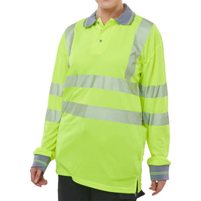 Long Sleeve Rail Polo Shirt