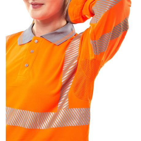 Long Sleeve Rail Polo Shirt